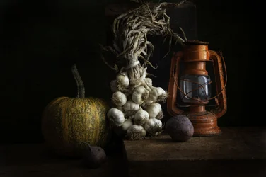 Natura morta rustica del raccolto