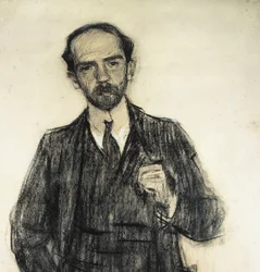 Ritratto di Pio Baroja. c.1904 - 1905 (disegno)