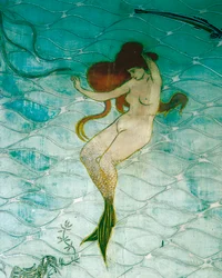 Stanza della Sirena della Locanda Spagnola a Barcellona, dettaglio