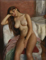 Giovane donna che si rilassa