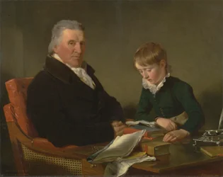 Francis Noel Clarke Mundy e suo nipote, William Mundy