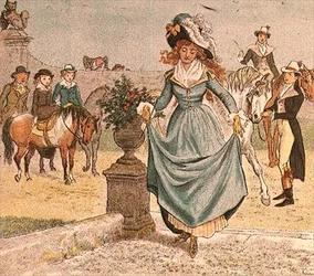 Una bella dama da Ride-a-cock-horse to Banbury Cross