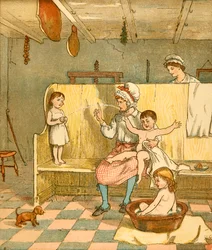 Ora del bagno, c1881