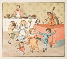 Ehi, diddle, diddle, da The Hey Diddle Diddle Picture Book, pub.1882