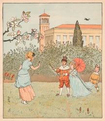 La cameriera e lo scricciolo, 1880