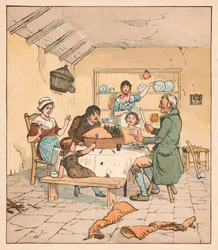 Quando la torta fu aperta, gli uccelli iniziarono a cantare, 1880