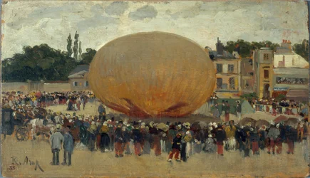 Rapimento in mongolfiera, ca. 1880