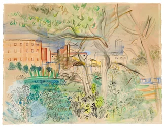 Caldas de Montbuy (acquerello e gouache su carta)