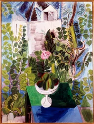 Casa e giardino (interno rosa). Dipinto di Raoul Dufy (1877-1953)