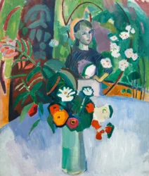 Jeanne tra i fiori