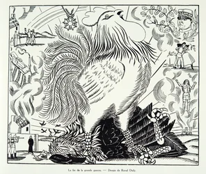 La fine della Grande Guerra, da Histoire de la Troisieme Republique, Vol. I, Storia politica, ed. 1933 (litografia)