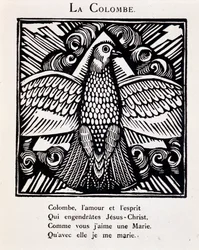 La colomba - in "Le Bestiaire ou cortège d