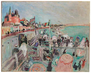 La spiaggia di Le Havre