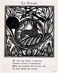La lepre - in "Le Bestiaire ou cortège d