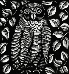 Gufo, per la poesia Le hibou, da Le Bestiaire ou Cortege d
