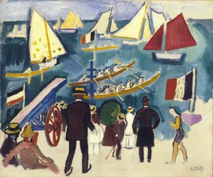 La regata, 1908-10 circa (olio su tela)