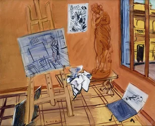 Lo studio di Rue Jeanne d