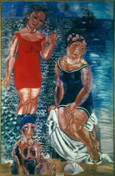 Le tre bagnanti