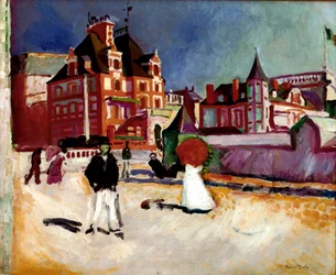 Trouville Pittura di Raoul Dufy (1877-1953) 1907 Collezione privata