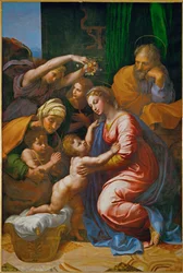 La Sacra Famiglia, chiamata "La Grande Sainte Famille de Francois I" ...