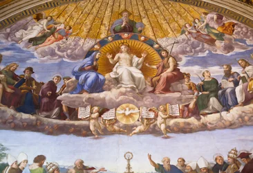 Disputa del Sacramento (dettaglio)