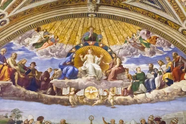Disputa del Sacramento (dettaglio)