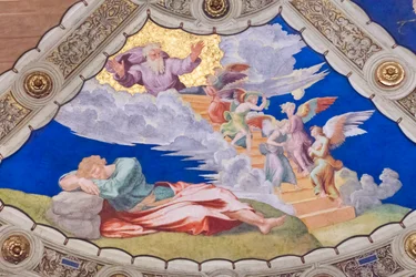 Il sogno di Giacobbe, soffitto della stanza di Eliodoro