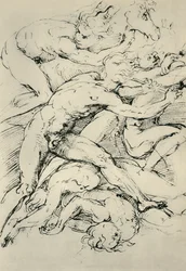 Scena di battaglia, inizio XVI secolo, 1943