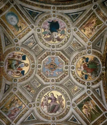 Soffitto nella Stanza della Segnatura