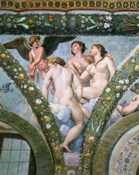 Cupido e le tre Grazie, 1517-1518