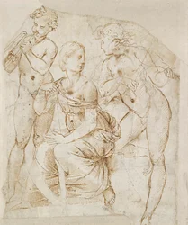 Gruppo di musicisti, inizio XVI secolo