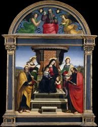 Madonna col Bambino in trono con santi