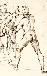 Tre guerrieri in attesa dell