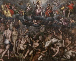 Il Giudizio Universale, 1588-89 circa (olio su tavola)