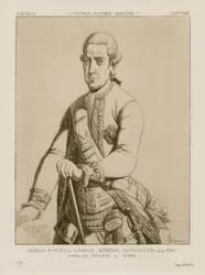 Barone Gideon von Laudon, generale austriaco, circa 1790