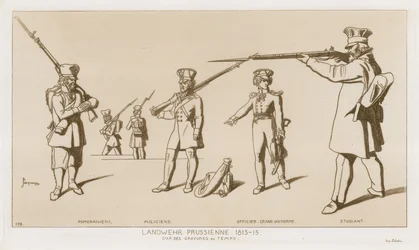 Landwehr prussiana, 1813-15