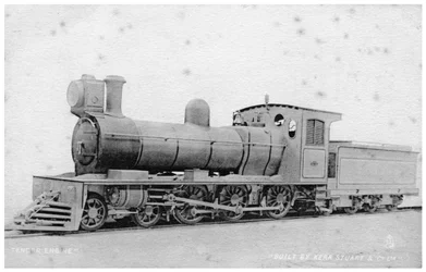 Locomotiva a vapore 4-6-0, costruita da Kerr, Stuart e Co