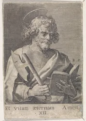 Apostolo Mattia (serie: Cristo, Maria e i dodici apostoli)