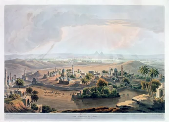 Le piramidi al Cairo, 1809