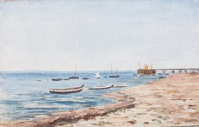 Spiaggia di Arcachon (acquerello)