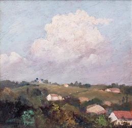 Paesaggio con nuvole
