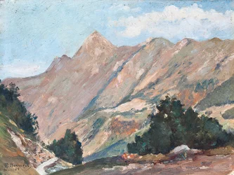 Paesaggio montano nei Pirenei
