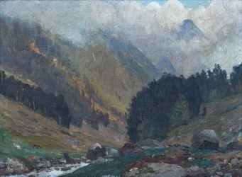 Vallee de Lutour, 8-9-1939 (olio su tavola)