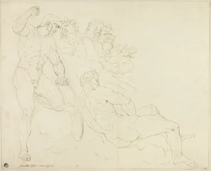 Schizzi di sei figure classiche