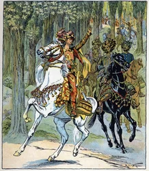 Ladri a Cavallo: illustrazione per il racconto 