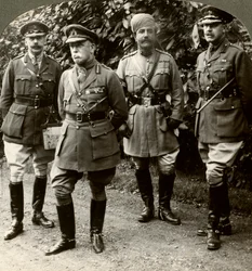 Sir John French, comandante in capo della BEF, Francia, Prima Guerra Mondiale, 1914-1915