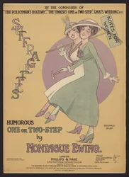 Humorous One or Two Step di Montague Ewing, copertina di spartito