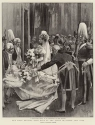 Il primo salotto tenuto dalla Regina in persona quest