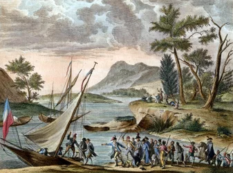 Arresto di emigranti e cospiratori