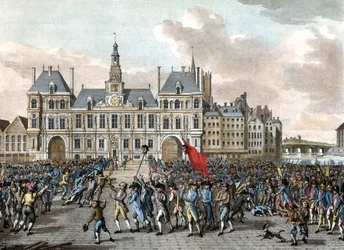 La testa di De Launay sulle picche